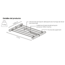 HORTILIGHT - LED JUNE DC 6 BARRAS (660W)