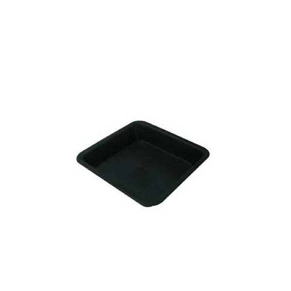 PLATO CUADRADO NEGRO 23 X 23 (11L/14L/18L)