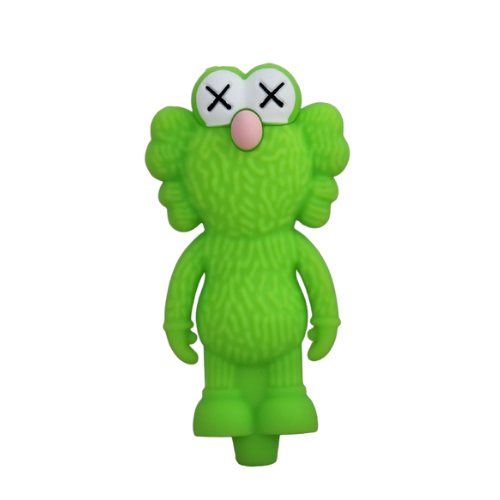 PIPA SILICONA KAWS ELMO VERDE