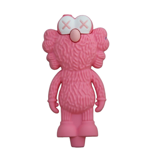 PIPA SILICONA KAWS ELMO ROSA