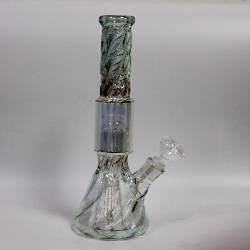 BONG BAKER 35cm ATRAPA HIELO + 10 PERC TORNASOL