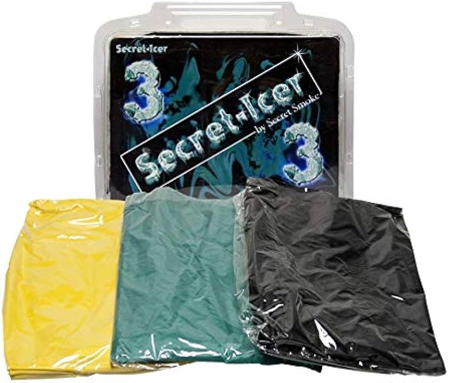 SECRET SMOKE -  SECRET ICER 3 BOLSAS (verde-amarillo-negro)