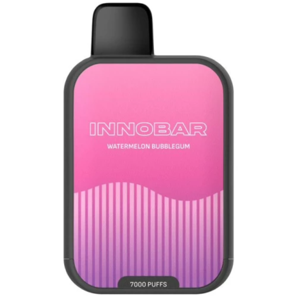 INNOBAR - VAPORIZADOR DESECHABLE 7000 PUFF WATERMELON BUBBLEGUM