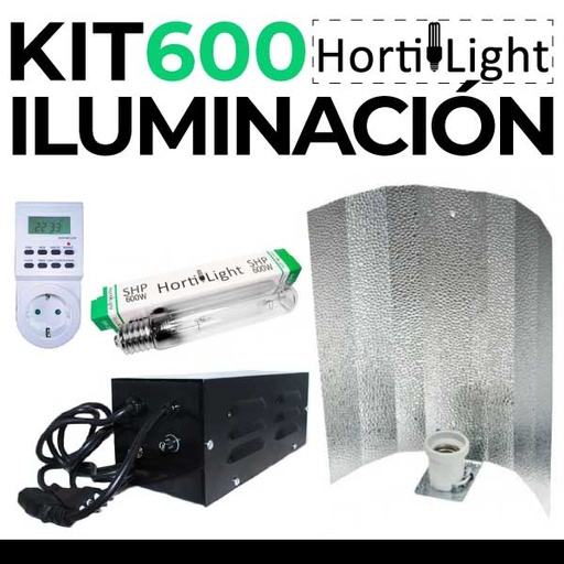 [HRT004] HORTILIGHT - KIT ILUMINACIÓN 600W