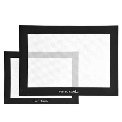 [SCS027] SECRET SMOKE - MANTEL SILICONA NEGRO 30X20 CM