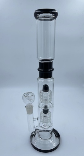 [KRM070] BONG 40CM DOBLE PERCOLADOR