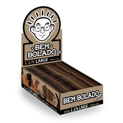 [BEM026] BEM BOLADO - PAPEL BROWN 1 1/4 LARGE